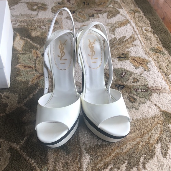 Yves SaintLaurent Rive Gauche Wedge Heel - Picture 5 of 8